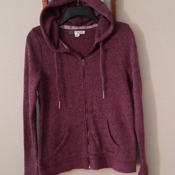 ROXY Juniors Hooded Sweatshirt - Large